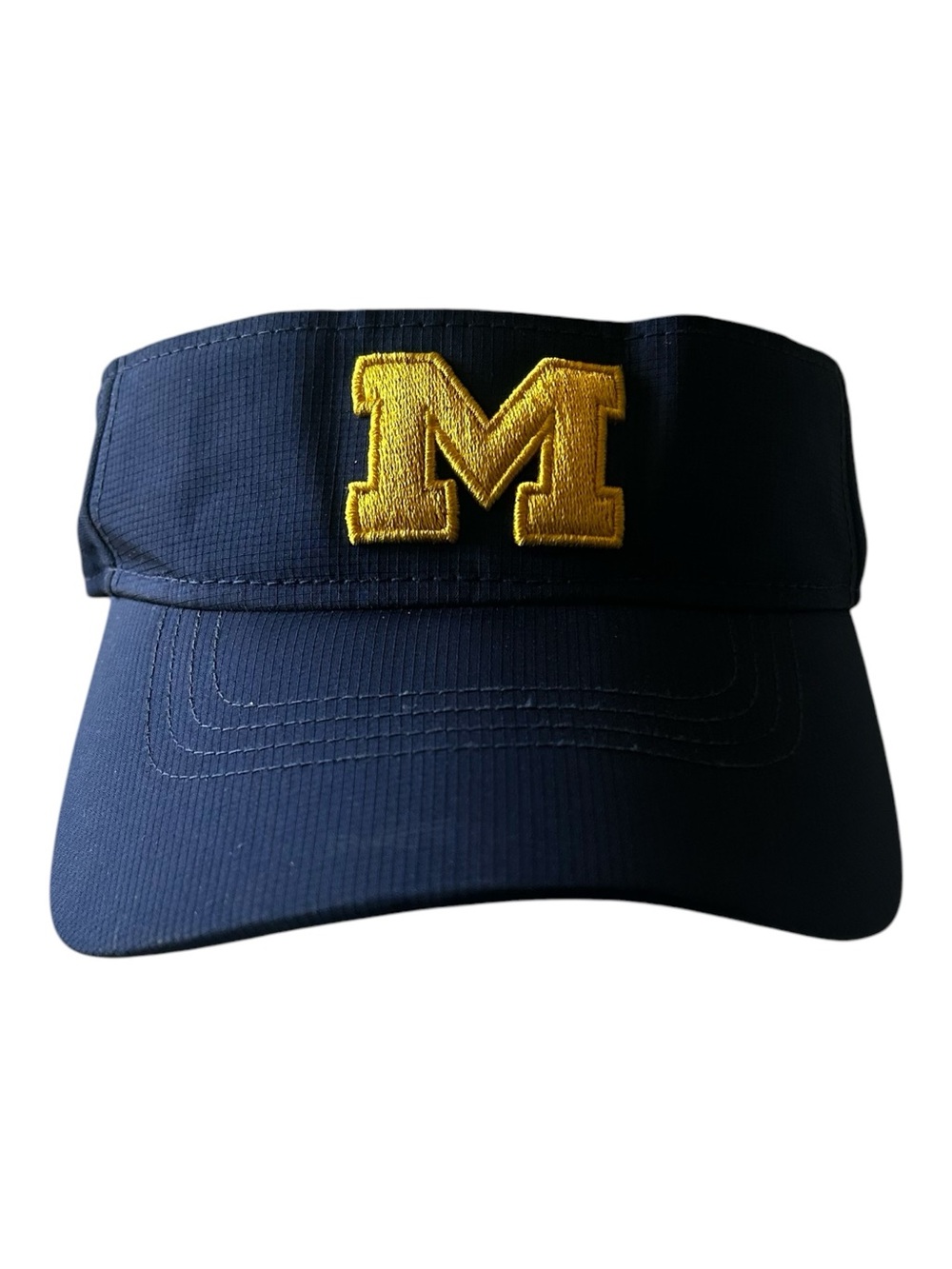 Jordan Brand Michigan Wolverines Navy Blue Visor with Gold 'M' Logo